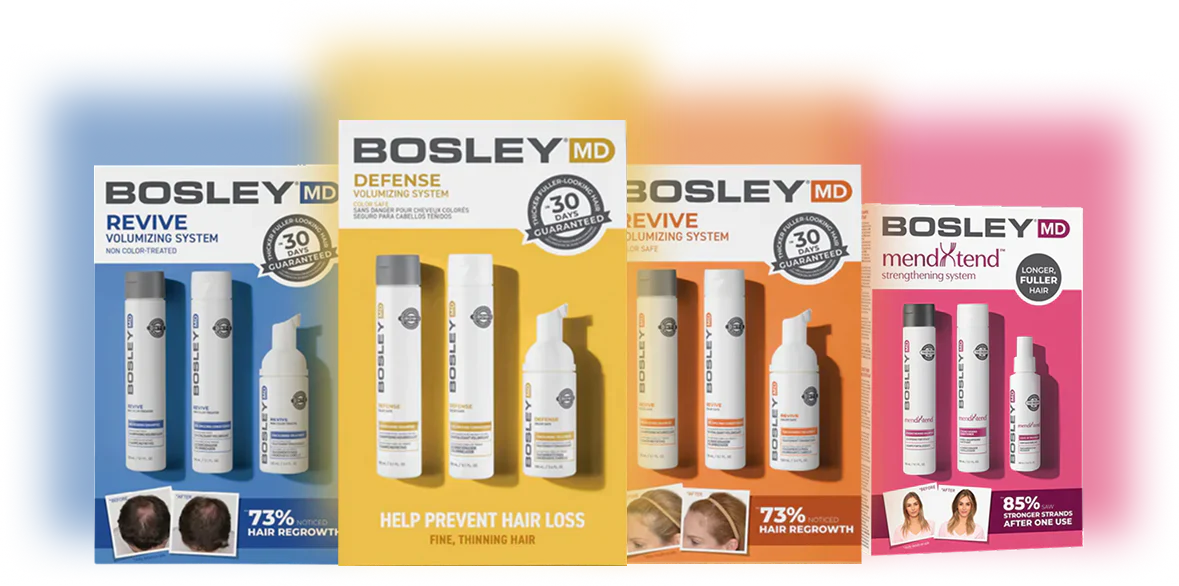 BosleyMD : des soins experts pour les cheveux clairsemés