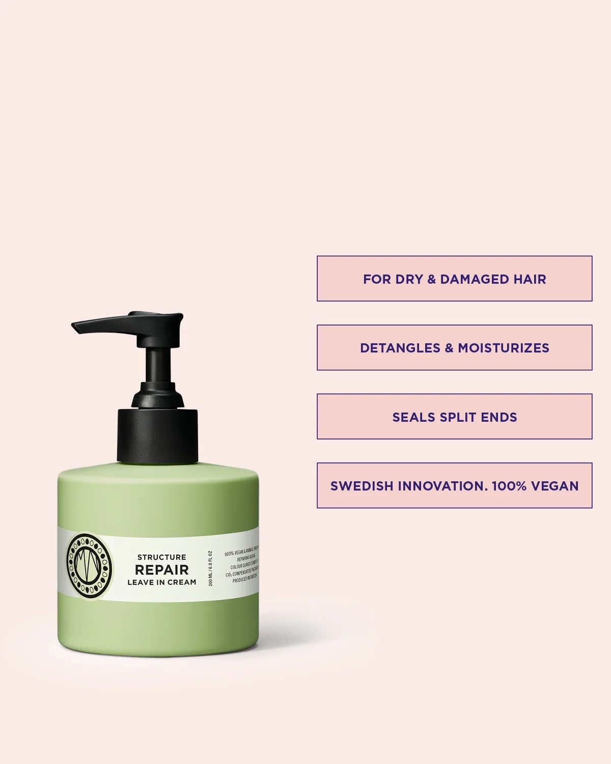 Crème Sans Rinçage Réparatrice