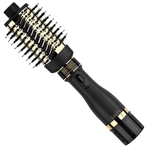 Hot Tools Black Gold – petite brosse séchoir amovible pour brushing 