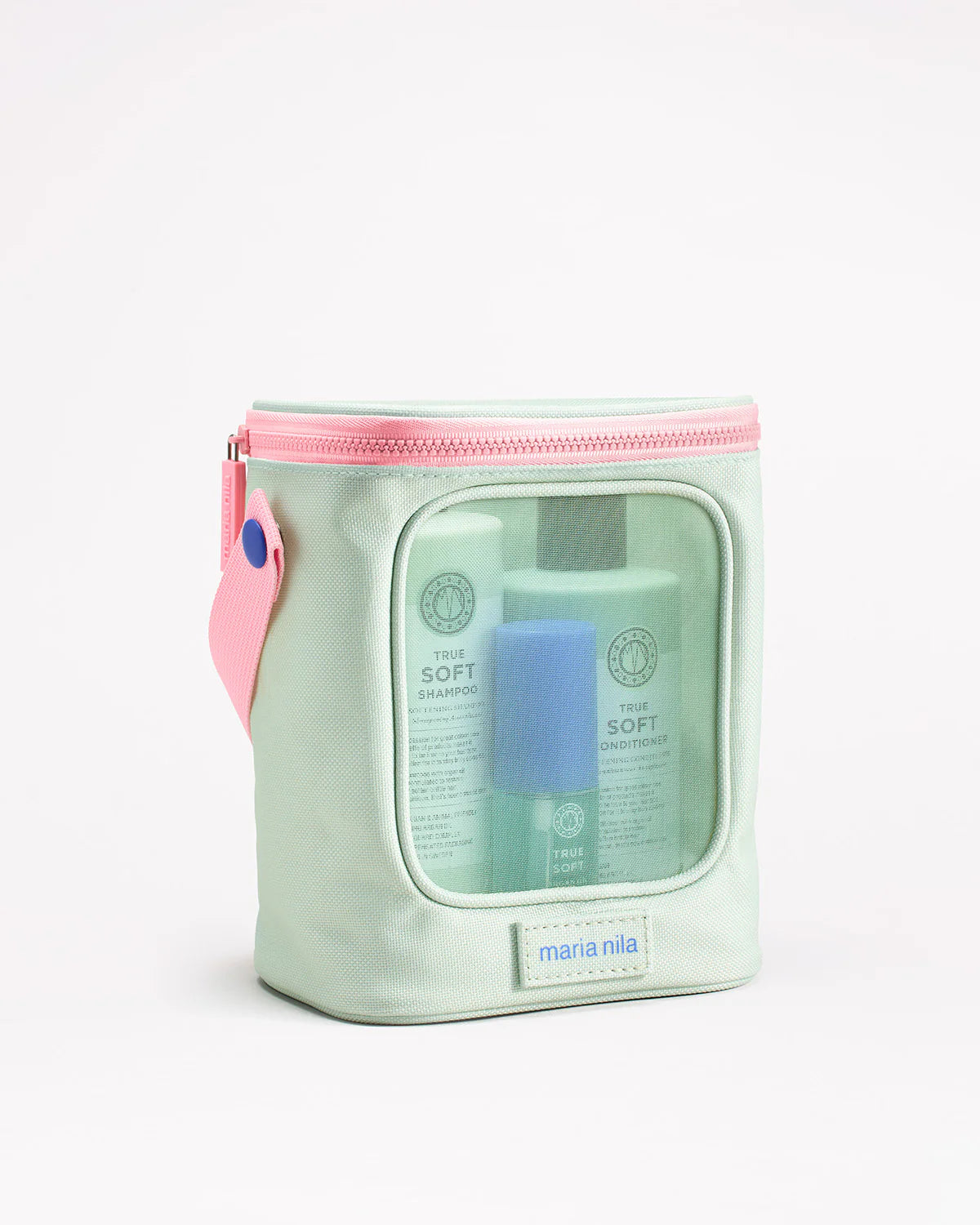 Coffret beauté True Soft de Maria Nila – trousse végan rose avec soins capillaires