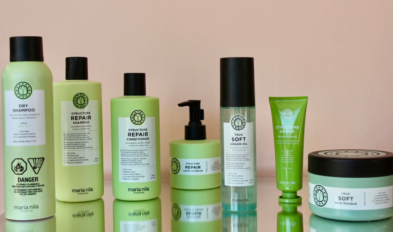 Coffret soin routine réparateur maria nila repair x soft